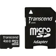 Karta Transcend Microsdhc 4 Gb Class 10 Uhs-I  Ts4Gusdhc10 0760557820130