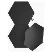 Nanoleaf Shapes Black Hexagon Expansion pack 3 panels 42 W Wifi  Nl42-0101Hx-3Pk 4897105335948