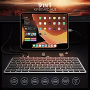 Axagon Hmc-Kb-Us Usb hub 8In1 5Gbps keyboard Hdmi Pd  8595247908087