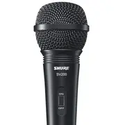 Shure Sv200 microphone Black Karaoke  042406186858 Missuhmik0020