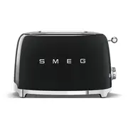 Smeg Toaster 2X2 50 Style Black Tsf01Bleu  8017709187002