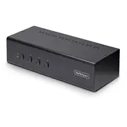 Startech.com 4-Port Dual- Displayport Kvm , 4K 60Hz, 2X Usb 5Gbps Hub Ports, 2.0 Hid Hotkey and Push-Button ing, Taa Compliant - 3.5Mm Audio, Hdcp P4Dd46A2-Kvm-Switch Kvm-/Audio- 4 x Kvm/Audio/Usb 1 loka  065030899697