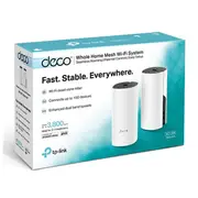 Tp-Link Whole Home Mesh Wifi System  Deco M4 2-Pack 802.11Ac 300867 Mbit/S 10/100/1000 Ethernet Lan Rj-45 ports 2 Support No Mu-Mimo Yes mobile broadband Antenna type 2Xinternal M42-Pack 6935364084189