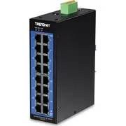 Trendnet Ti-G160I 16Port Din-Rail  Industrial Gigabit L2 Managed 0710931161694