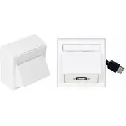 Canyon Vivolink Wall Box with Usb2.0 gniazdko elektryczne Usb A White  Wi231275 5712505331989
