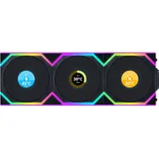 Wentylator Lian Li Uni Fan Sl Wireless Lcd 120 3-Pack Black 12Sllcd1W3B  4718466016812