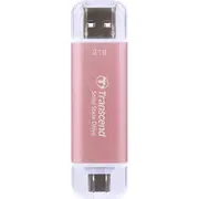 Transcend Esd310P 2Tb External Ssd Usb 10Gbps Type C/A Pink  Ts2Tesd310P 760557863892