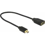 Adapter Av Delock Hdmi Micro - Black 65687  4043619656875