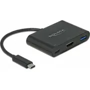 Delock Usb Type-C Adapter  Hdmi 4K 30Hz Type-A/C Pd 64091 4043619640911