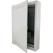 Alantec Szafka mieszkaniowa, teletechniczna, Ftth 500X350X90, natynkowa, drzwi perforowane, 1 x gn. elektryczne, 14 Keystone -  Foom-I-500-N