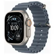 Apple  Watch Ultra 3 Gps Cellular 49Mm Natural Titanium Case with Anchor Blue Ocean Band Mewh4Et/A 195950608762