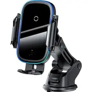 Baseus Car Mount Wireless Light Electric Automatic Holder 15W Black Wxhw03-01  6953156212466 020892