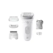 Braun Epilator  Se7-041 Silk épil 7 Number of power levels 2 Wet Dry White/Silver 7500435225113 Agdbradep0205
