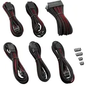 Cablemod Zestaw kabli, Czerwono-Grafitowy Cm-Pcab-Bkit-Nkcr-3Pk-R  0716894288287