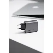 Forcell F-Energy Gan Vt-42B wall charger 2 x Type C  Usb A Pd Qc4.0 4A 65W gray 284337 5903396231452 Gs-Zas-Frcl-0024