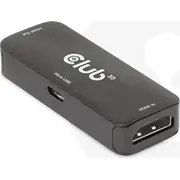 Club 3D Club3D Adaptér aktivní Hdmi 4K60Hz F/F, černá  Cac-1307 8719214472825