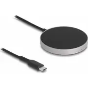 Delock 66467 ładowarka do urządzeń przenośnych ,  Black Usb Bezprzewodowe ładowanie Szybkie Wewnętrzna 4043619664672