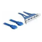 Delock Śledź z portami 4X Usb 3.0 82974  4043619829743