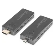 Digitus  4K Wireless Video Extender, 30 m Usb-C - Hdmi Ds-55324 Black/Silver 4016032491200 Avassve00000048