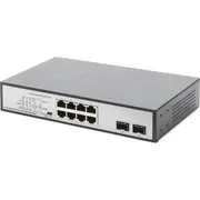 Digitus  8-Port Gigabit 180W Poe Unmanaged Black Dn-95140 4016032467380