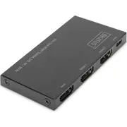 Digitus Rozdzielacz Splitter Ultra Slim Hdmi 1X2, 4K 60Hz 3D Hdr, Hdcp 2.2, 18 Gbps, Micro Usb  Ds-45322 4016032465058