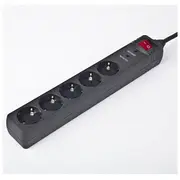 Energenie Surge Protector Spg5-C-10/ 3 m/ 5 Sockets/ Black  Spg5-C-10 8716309065504