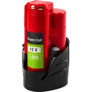Green Cell  do Milwaukee M12 12V 3Ah zamiennik B3 4932451388 Ptml12V3 5904326375079