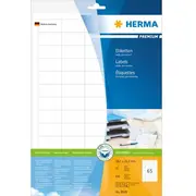 Herma Etykiety Premium 8629, A4, białe, 38,1 x 21,2 mm, papier matowy, 650 szt. 8629  4008705086295