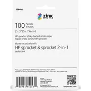 Hp Wkład / Wkłady Film Papier Do Sprocket 2In1 - 100 Szt.  Sb7439 190781150534