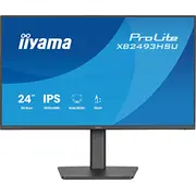 60,5Cm/23,8 1920X1080 iiyama Prolite Xu2493Hsu-B1 169 Fhd Ips 4Ms 60Hz Vga Hdmi Displayport Usb Vesa Speaker Black  Xb2493Hsu-B1 4948570126620
