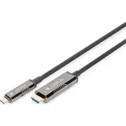 Digitus 4K Usb Typ - C auf Hdmi Aoc Adapterkabel, 20,0M  Ak-330150-200-S 4016032482604
