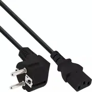 Kabel zasilający Inline 15Er Bulk-Pack  zasilające, wtyczka ochronna na złącze C13 5M B-16655 4043718316311