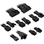 Kolink Core Pro Braided Cable Extension Kit 12V-2X6 Type 1 - Jet Black/Gunmetal Grey  Corepro-Ek-12Vt1-Bgm 5999094005730