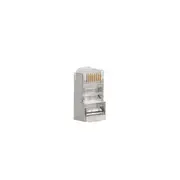 Lanberg  Rj45 Cat.6 Ftp Plug 8P8C Pass Through Type, 100 pcs Pls-6000Ez Transparent 5901969424010