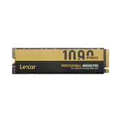 Lexar Ssd  Nm1090 Pro 1000 Gb form factor M.2 2280 Solid-State drive interface Pcie Gen 5X4 Read speed 14000 Mb/S Write 10000 Lnm109P001T-Rnnng 843367136780