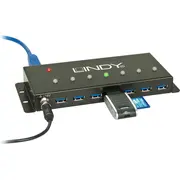 Lindy Usb 3.1/3.0 Industrie Hub 7 Port  43128 4002888431286