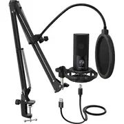 Mikrofon Fifine Zestaw mikrofonowy pop, filtr, statyw T669 Usb  5903738180158