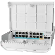 Mikrotik netPower 15Fr Crs318-1Fi-15Fr-2S-Out  16X Rj45 100Mb/S, 2X Sfp 4752224002181