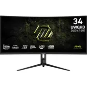 Msi  34 inches Mag 342Cqrf E20 Uwqhd/Curved/200Hz/Black 4711377392426 Upmsi034Xsmgc02