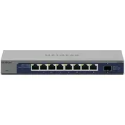 Netgear Gs108X- 100Eus 8-Port Gigabit Ethernet Smart  with 1 dedicated Sfp port Gs108X-100Eus 0606449168501 5205-37L