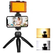 Puluz live recording set tripod  Led lamp phone clip Pkt3131B 5907489607117 028635
