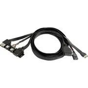 Kabel Usb Silverstone Sst-G11313530-Rt - Type C, Usb3.1 Gen.2 Upgrade kit for chassis  4710007229545