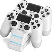Snakebyte podwójna stacja ładująca Twincharge 4 do padów Ps4 White  0000004513 4039621911729