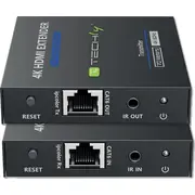 Techly 364187 Hdmi Extender over twisted pair Cat6/6A/7, 4K 60Hz, Zero Latecy, Ir, up to 70M  8059018364187 Net-Wrpa-Teh-015