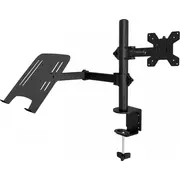 Techly 365597 Desk mount for monitor 13-32 8Kg and laptop 12-17 8Kg, adjustable  8059018365597 Uch-Sci-Teh-038
