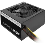 Thermaltake Litepower Ii Black 650W Active Pfc, 2Xpeg, 120Mm, Single Rail  Ps-Ltp-0650Npcneu-2 0841163064061