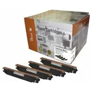 Toner Peach Zestaw Cmyk Zamiennik 130A Pt438  7640162832717