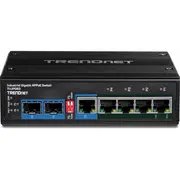 Trendnet Ti-Upg62 6-Port Gigabit  Ultra Poe Din-Rail Industrial 0710931160611