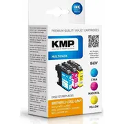 Tusz Kmp Triple Pack B63V - 3Er-Pack 11.8 ml Farbe Cyan, Magenta, Gelb kompatibel Tintenpatrone fur Brother Dcp-J4120, Mfc-J4420, J4620, J5320, J5620, J5625, J5720, Business Smart Mfc-J4420  1530,4050