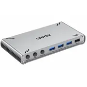Unitek Usb-C 10Gbps Kvm  with Hdmi and Cross-System File Transfer D1118Agy01-Eu 4894160058133 Kvvutkprz0007